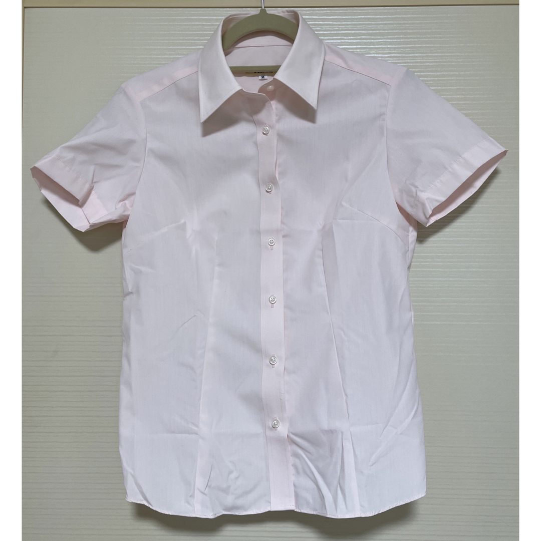 CONOMi(コノミ)のCONOMi スクール シャツ 半袖 M ピンク レディースのトップス(シャツ/ブラウス(半袖/袖なし))の商品写真