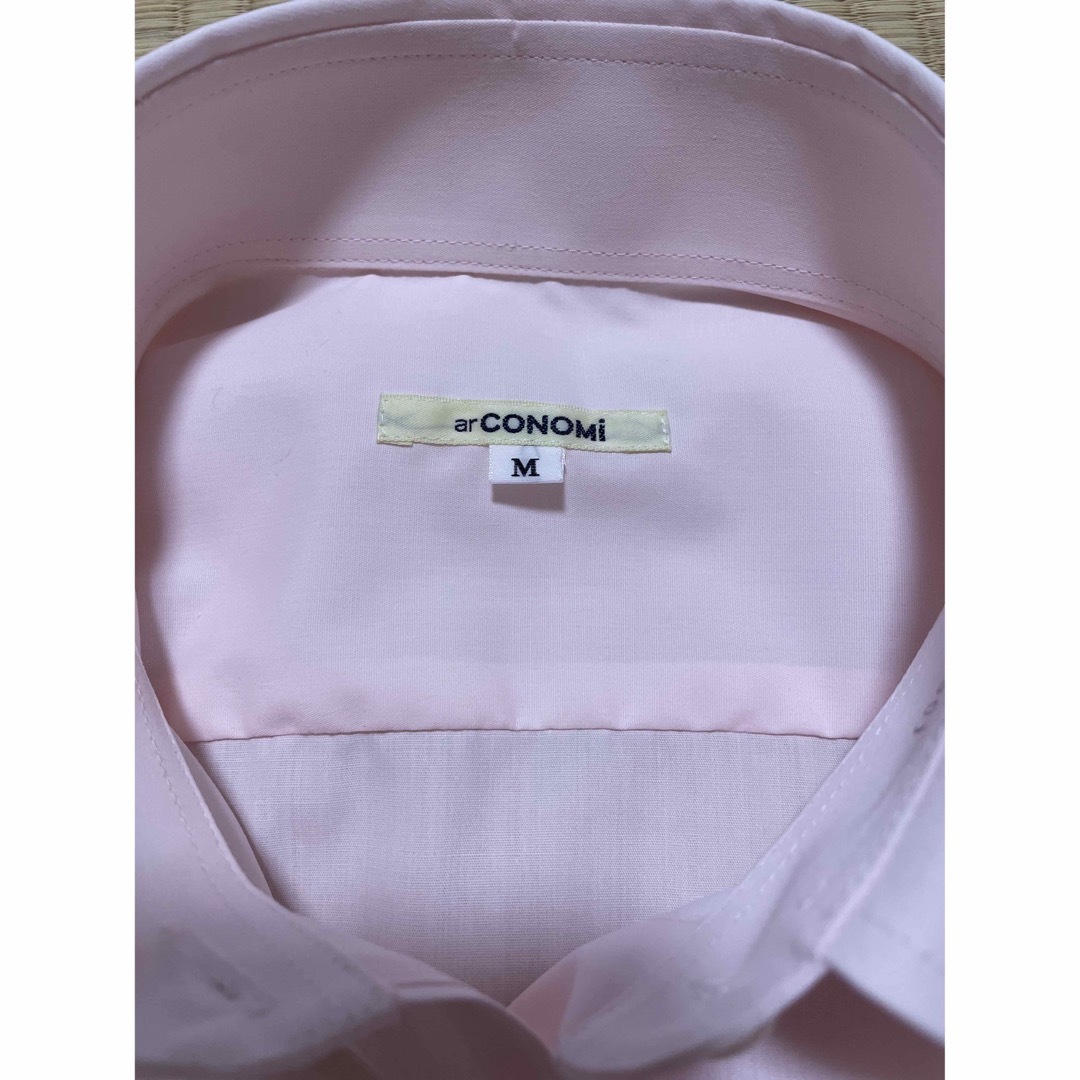 CONOMi(コノミ)のCONOMi スクール シャツ 半袖 M ピンク レディースのトップス(シャツ/ブラウス(半袖/袖なし))の商品写真