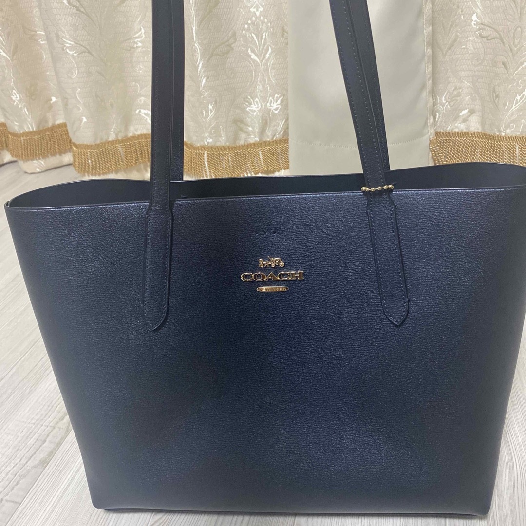 【 人気 】COACH コーチ トートバッグ レザー キャンバス A4 黒 美品