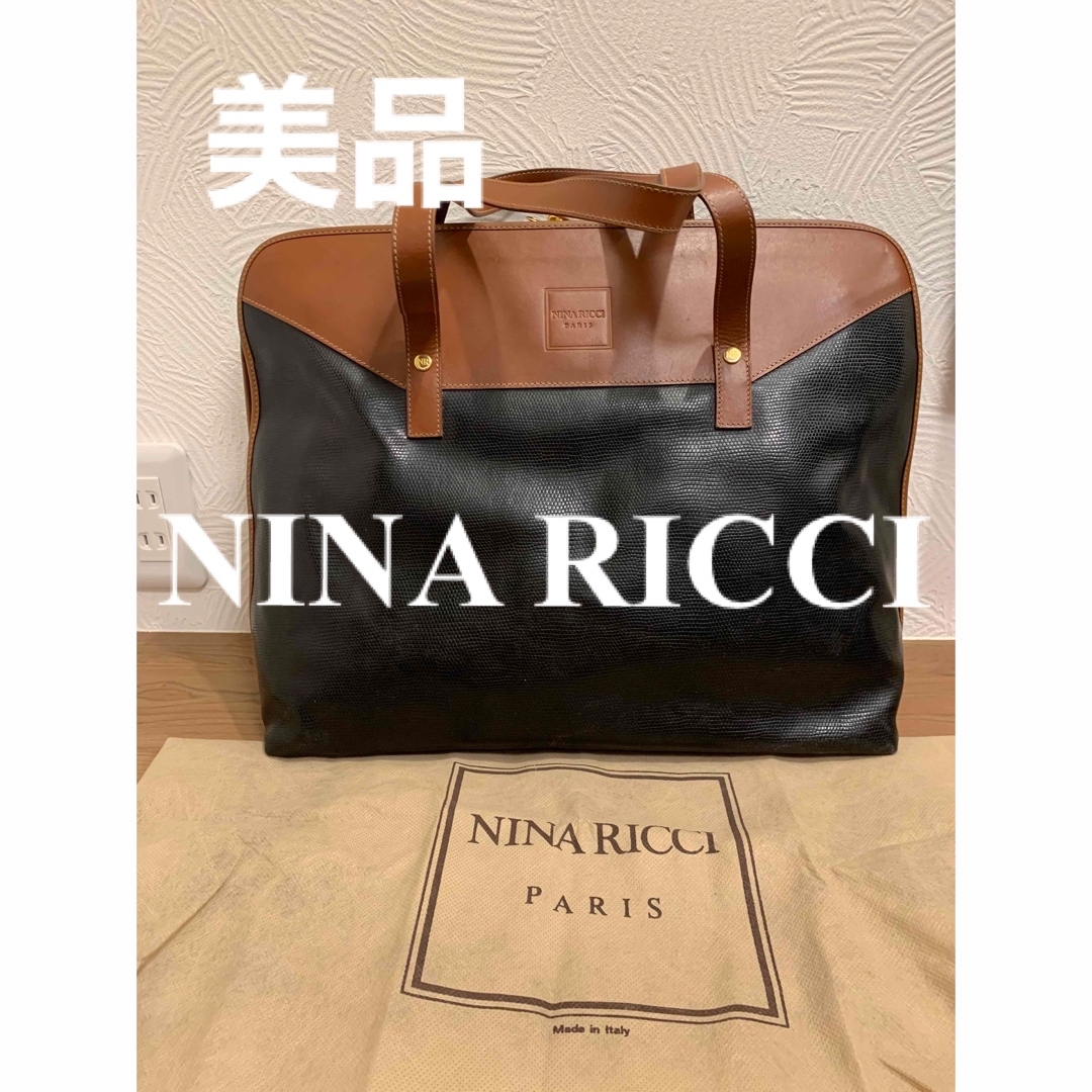 正規取扱店 NINA トートバッグ RICCI（ニナリッチ）ハンドバッグ 本革 ...