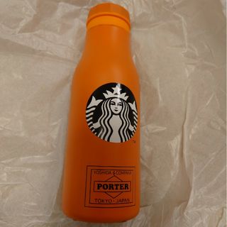 Starbucks - PORTER ステンレスロゴボトル オレンジ 473mlの通販 by