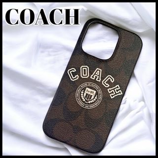 コーチ(COACH)の【COACH 】コーチ iPhone 14 スマホケース スマホカバー ロゴ(iPhoneケース)