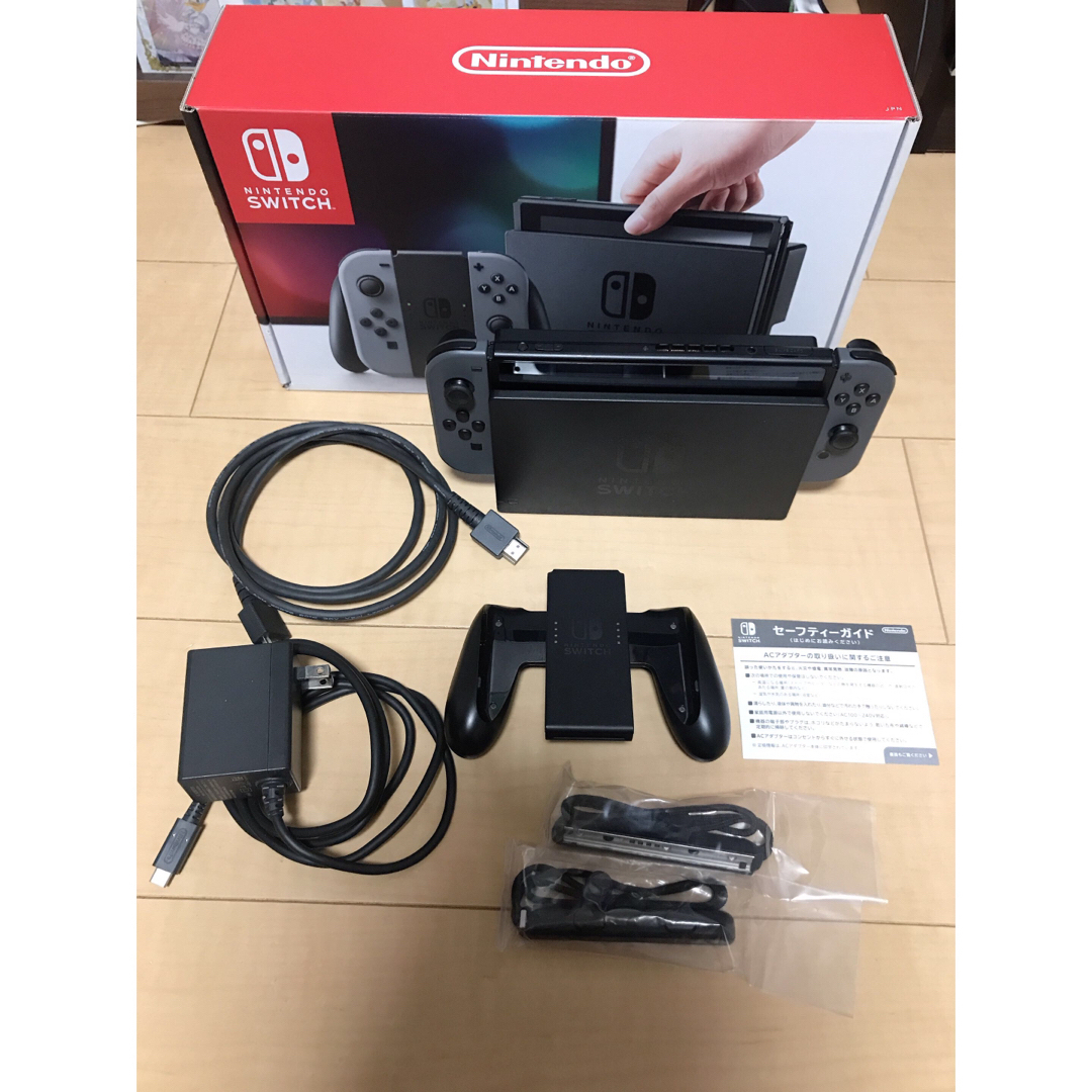 Nintendo Switch - Nintendo Switch JOY-CON グレー 本体 HAC-S-KAの