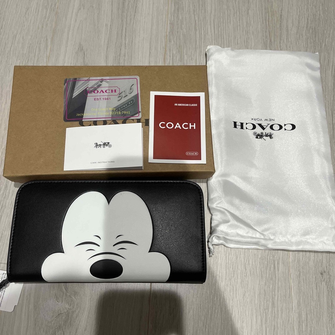 新品未使用‼️COACHミッキー財布