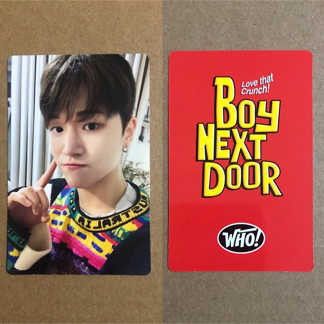 BOYNEXTDOOR リウ shopee トレカ 特典