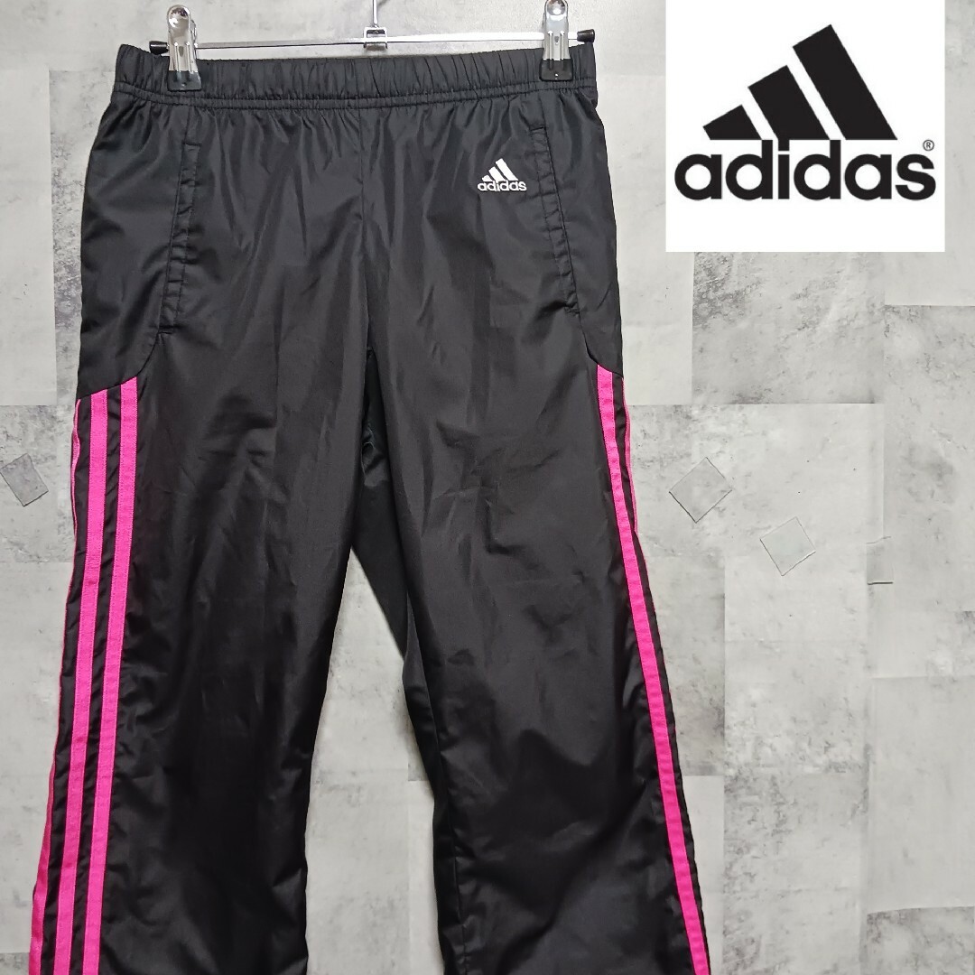 adidas adidas アディダス キッズナイロンバンツ140㎝の通販 by きゃっぴぃ's shop｜アディダスならラクマ