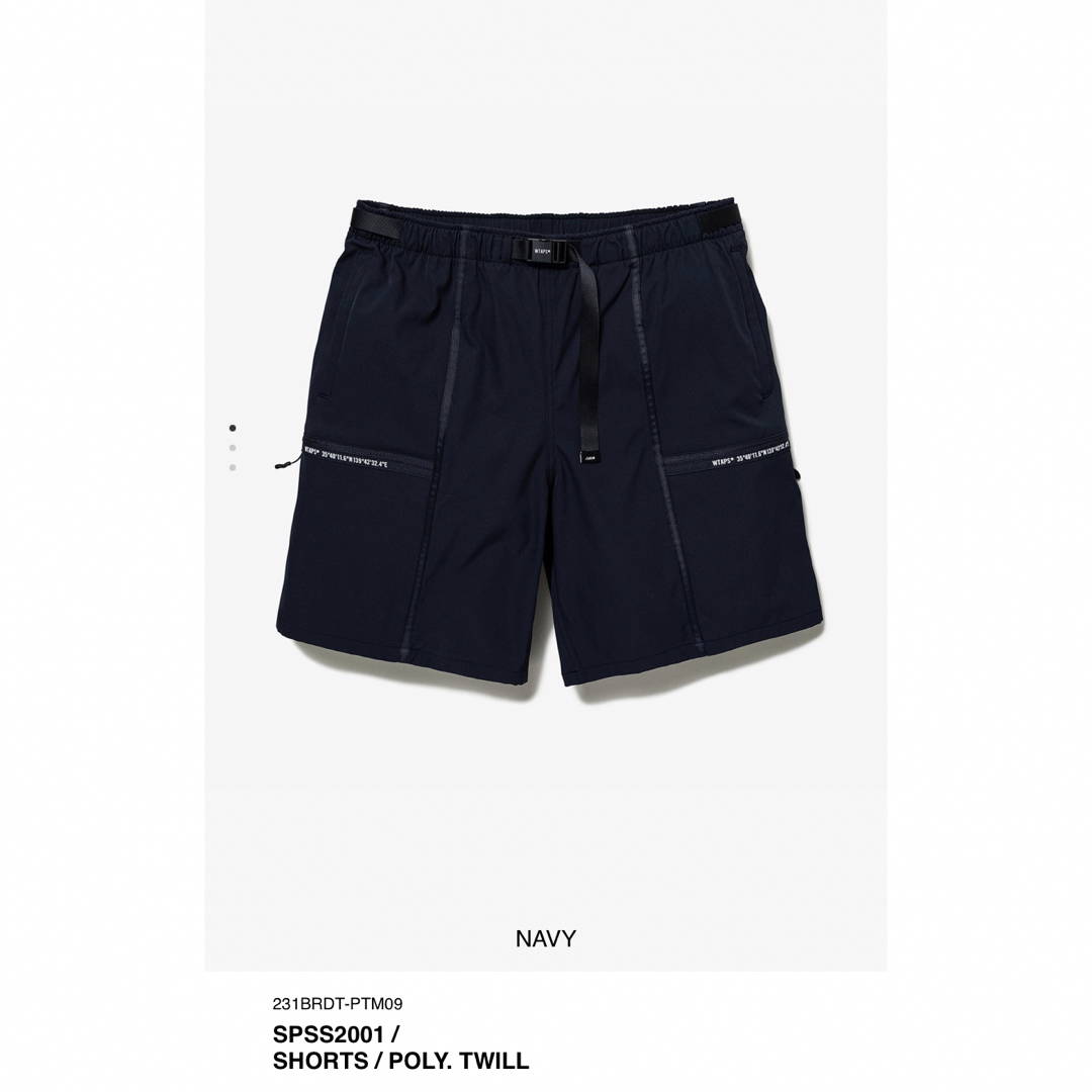wtaps  23ss SPSS2001 SHORTS  POLY TWILL
