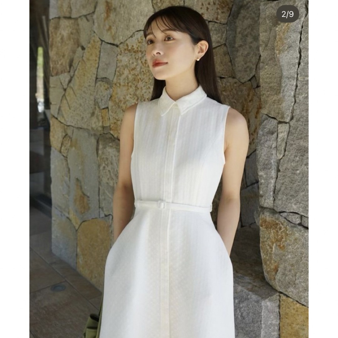 安心の正規品 laubeblanc Belted Jacquard Dress S | centralheating.com
