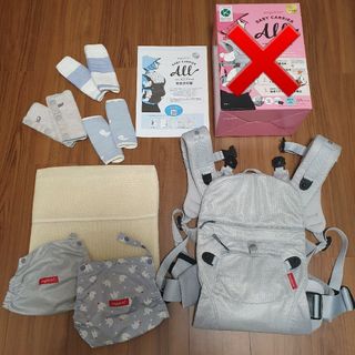 アカチャンホンポ(アカチャンホンポ)の【彩様専用】抱っこ紐 アンジェレッテ ベビーキャリアオール グレー(抱っこひも/おんぶひも)