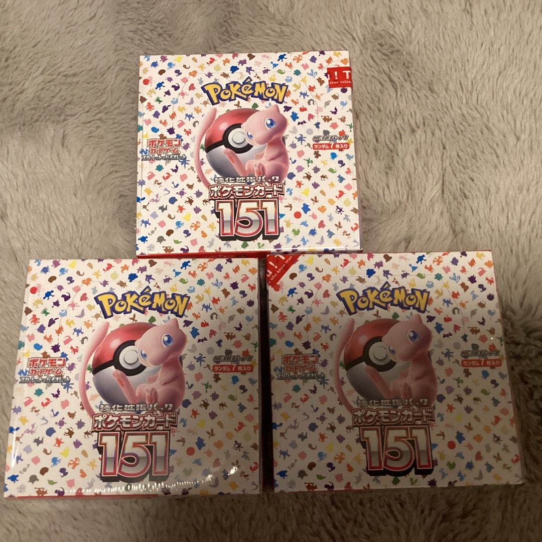 ポケモンカード151 シュリンク付き　3box