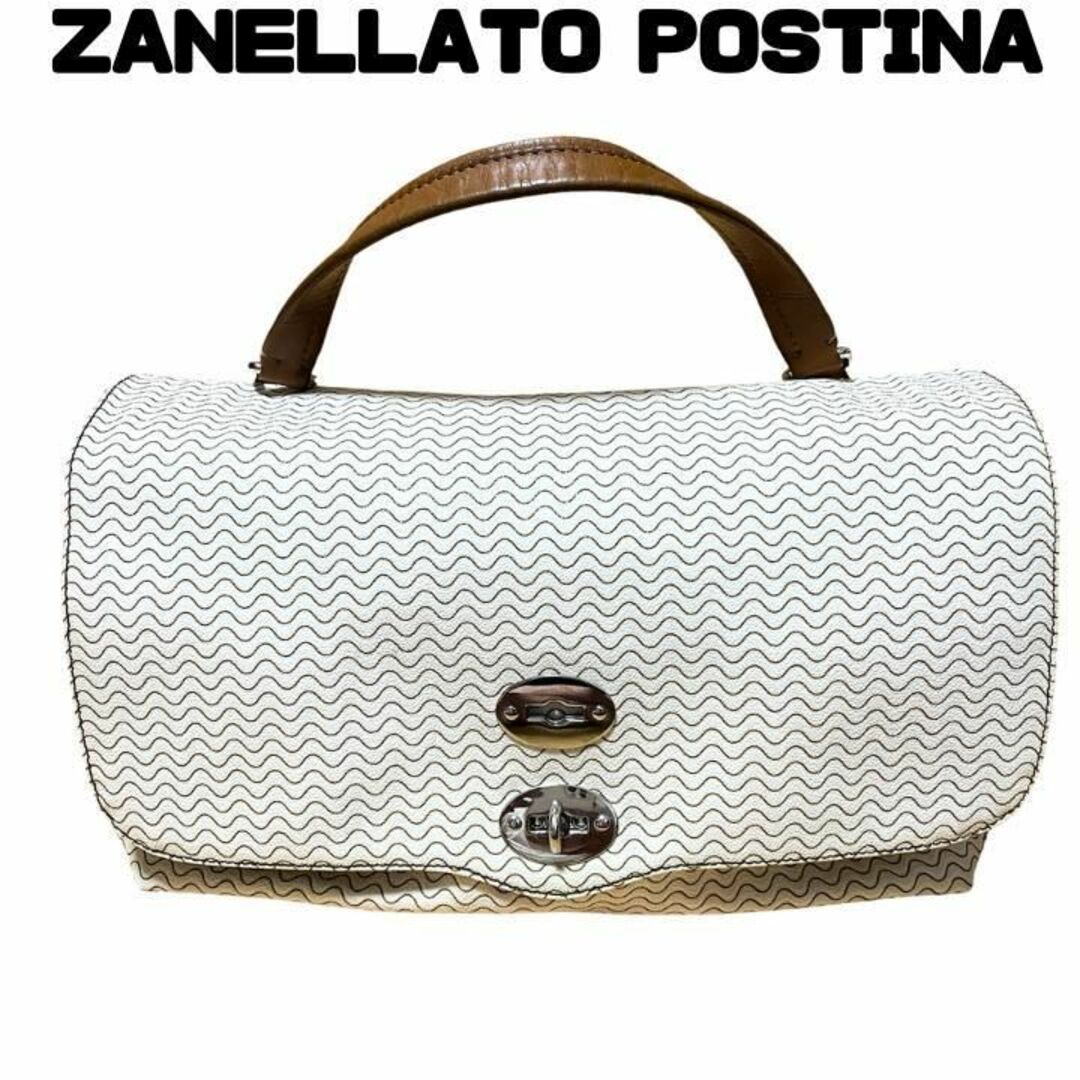 美品ZANELLATO POSTINA ザネラート ポスティーナ イタリア製　白 | フリマアプリ ラクマ