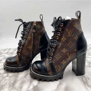 ルイヴィトン(LOUIS VUITTON)のLOUISVUITTON ブーツ スタートレイル モノグラム34 21cm (ブーツ)