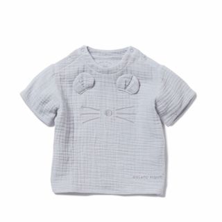 ジェラートピケ(gelato pique)のgelato pique アニマルガーゼbaby Tシャツ　ねずみ(Ｔシャツ)