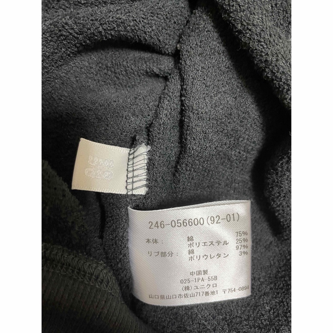 UNIQLO UNIQLO ユニクロ ドライ フード パーカー ノースリーブ ポケット付 黒の通販 by HU パーカー ノースリーブ ユニクロ