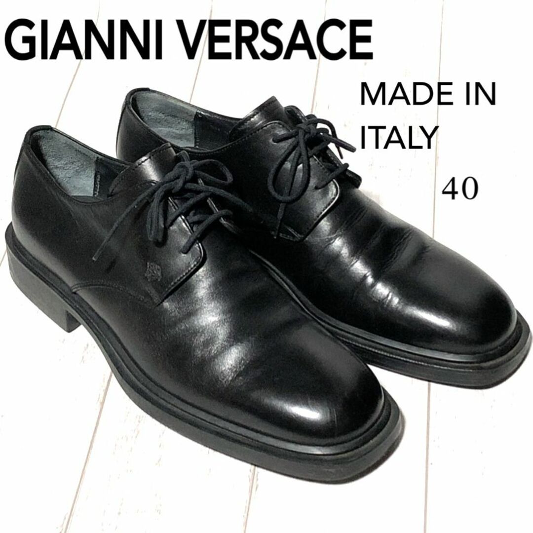 Gianni Versace(ジャンニヴェルサーチ)のGIANNI VERSACE レースアップシューズ 40/ジャンニヴェルサーチ メンズの靴/シューズ(ドレス/ビジネス)の商品写真