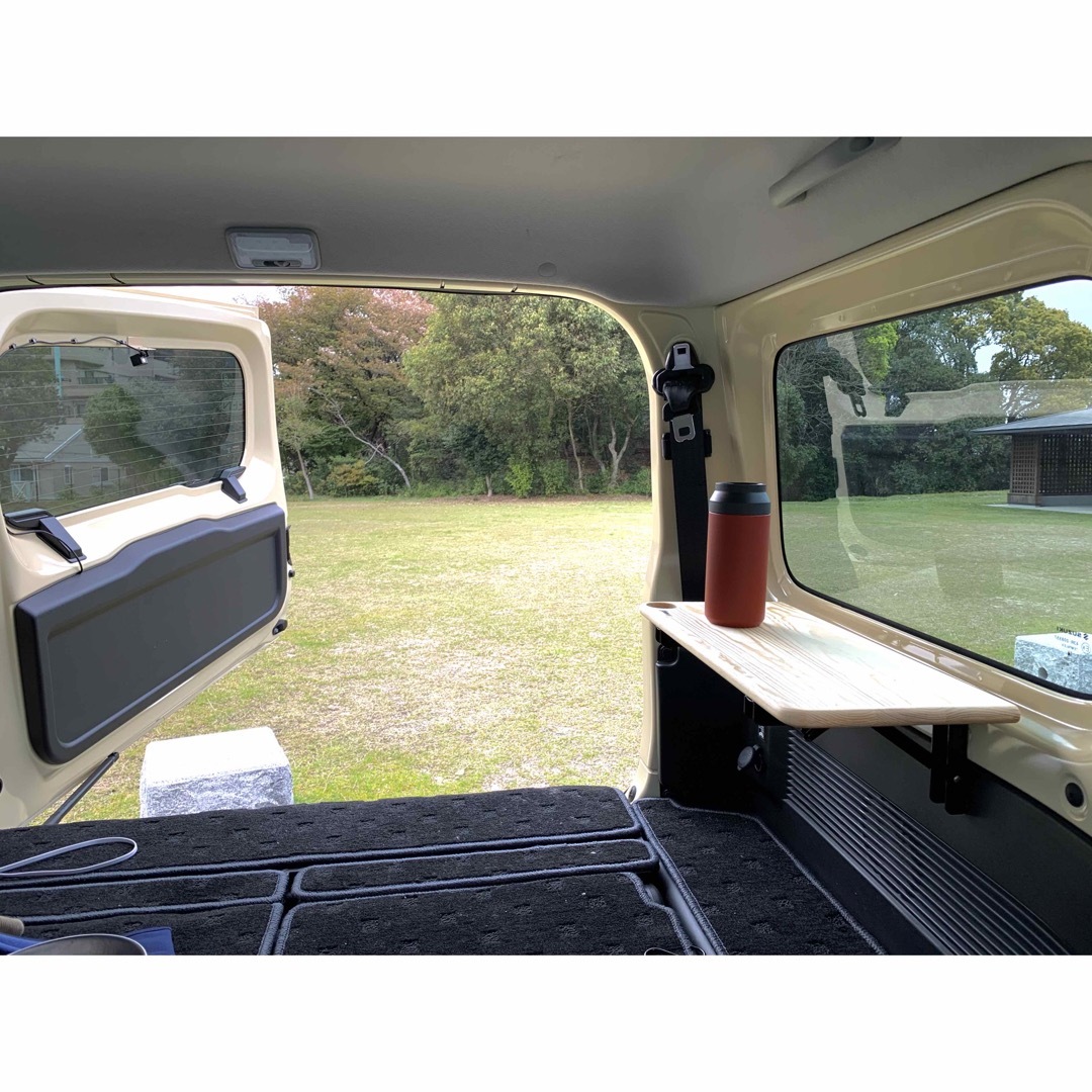 新型ジムニー 車種専用 折り畳み式サイドテーブル JIMNY刻印 (N 新型ジムニー 車種専用 折り畳み式サイドテーブル JIMNY刻印 (N