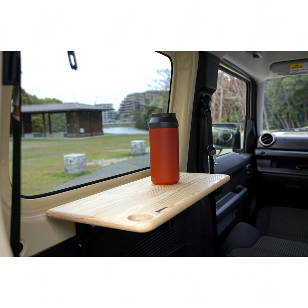 新型ジムニー 車種専用 折り畳み式サイドテーブル JIMNY刻印 (N 新型ジムニー 車種専用 折り畳み式サイドテーブル JIMNY刻印 (N