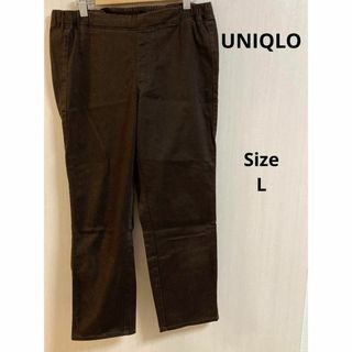 ユニクロ(UNIQLO)の30a706 ユニクロ　UNIQLO レディース　クロップドパンツ　ブラウン(クロップドパンツ)