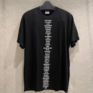 ヴェトモン(VETEMENTS)のVETEMENTS 19SS  TRANSLATEDプリント Tシャツ 黒(Tシャツ/カットソー(半袖/袖なし))