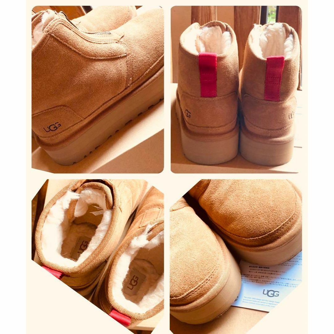 UGG(アグ)の完売。。。✨超美品✨25⇒24～✨UGG✨NEUMEL PLATFORM ZIP レディースの靴/シューズ(ブーツ)の商品写真