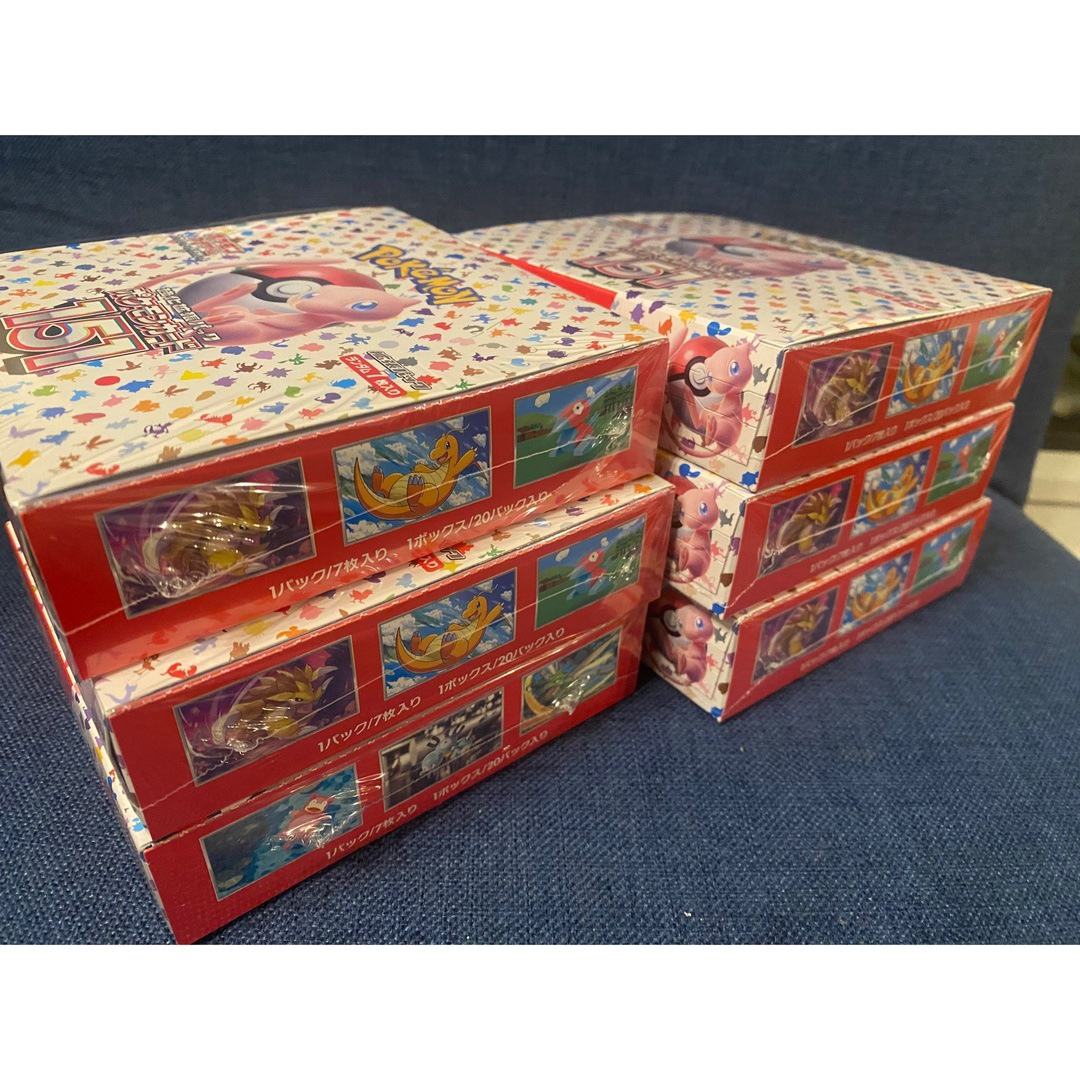 ポケモン - ポケモンカード 151 6BOX シュリンク付き 新品未開封の通販