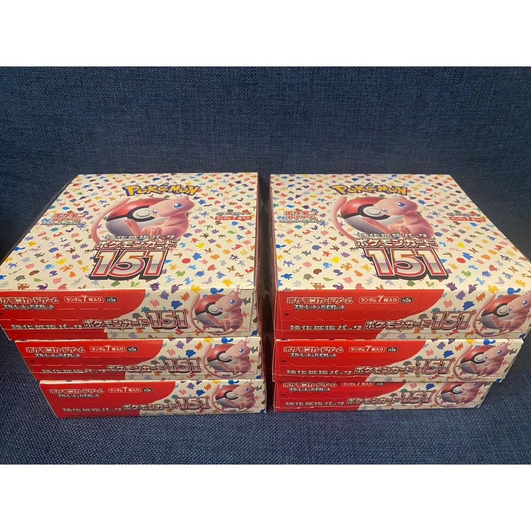 ポケモン - ポケモンカード 151 6BOX シュリンク付き 新品未開封の通販