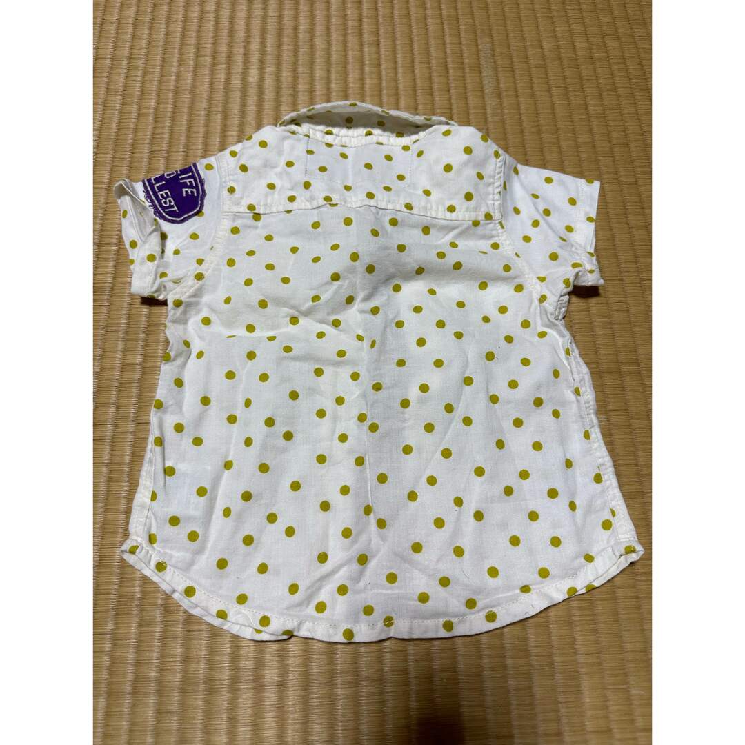 JUNK STORE(ジャンクストアー)のジャンクストアードットシャツ　90 キッズ/ベビー/マタニティのキッズ服男の子用(90cm~)(その他)の商品写真