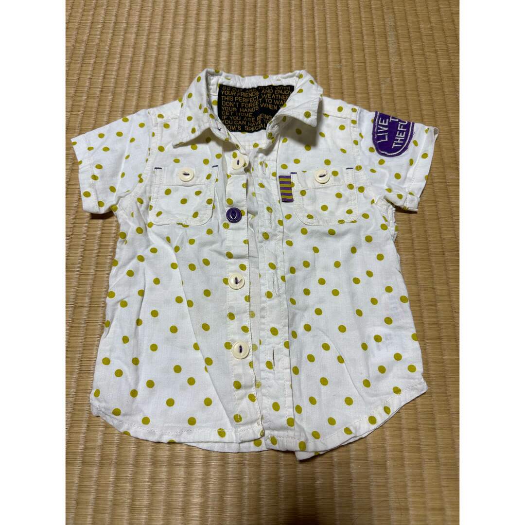 JUNK STORE(ジャンクストアー)のジャンクストアードットシャツ　90 キッズ/ベビー/マタニティのキッズ服男の子用(90cm~)(その他)の商品写真