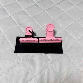 PEACEMINUSONE PMO BULLDOG CLIP #12 PINK