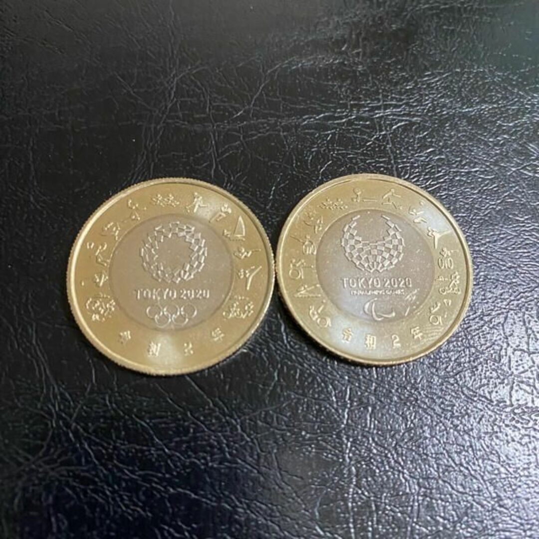 記念硬貨 風神雷神 500円 2枚組 オリンピック エンタメ/ホビーの美術品/アンティーク(貨幣)の商品写真