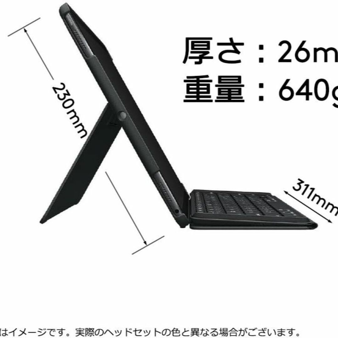 ロジクール 12.9インチ iPad Pro用 キーボード付ケース iK1272 4