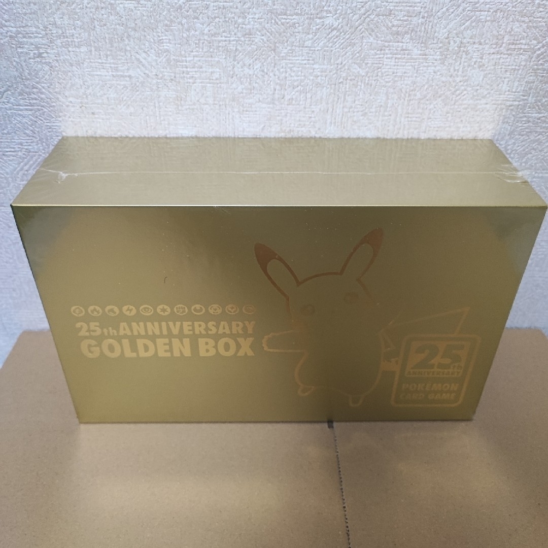 25thゴールデンボックス 新品未開封シュリンク付きピカチュウ - Box