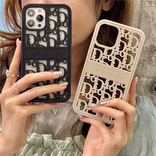 ディオール(Christian Dior) iPhoneケース(ブルー・ネイビー/青色系