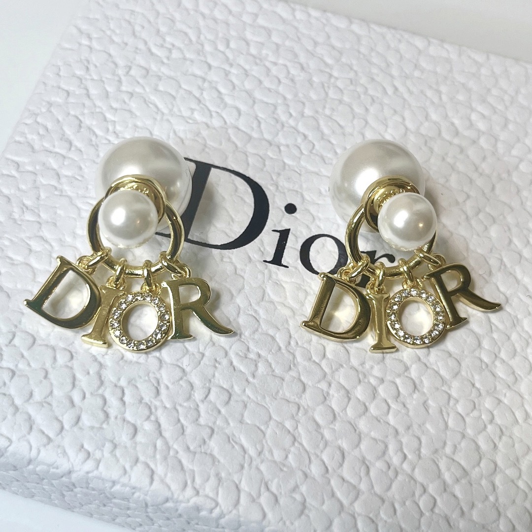 Dior ピアス 刻印あり ゴールド ディオール DIOR❌即購入不可❌