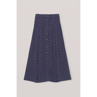 GANNI Printed Crepe Skirt (ロングスカート)