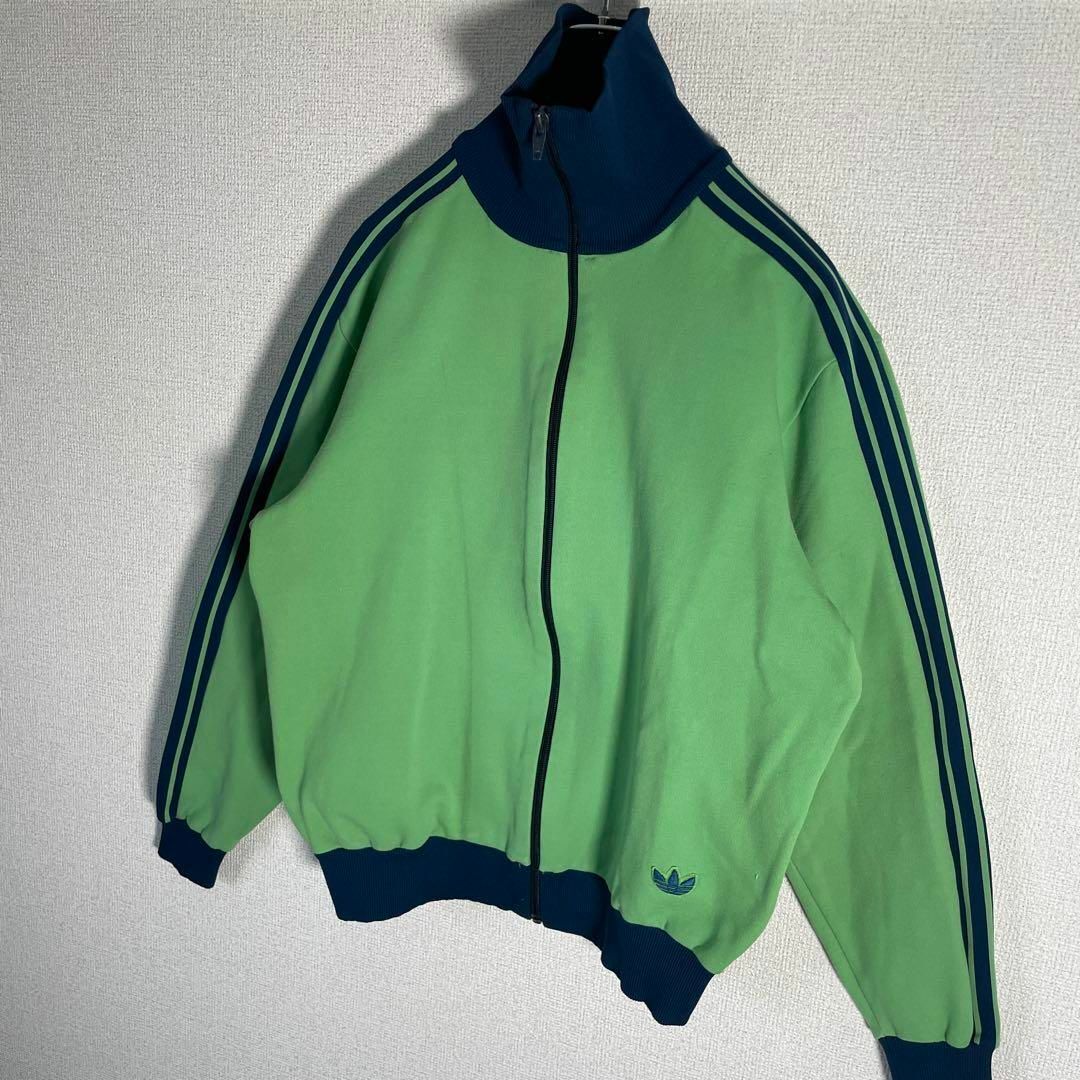 待望の再入荷! 【希少デサント製】adidasトラックジャケット緑ワン