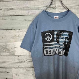 ビートルズ(THE BEATLES)の【SALE】古着 両面プリント Lサイズ相当 半袖 バンドTシャツ バンT(Tシャツ/カットソー(半袖/袖なし))