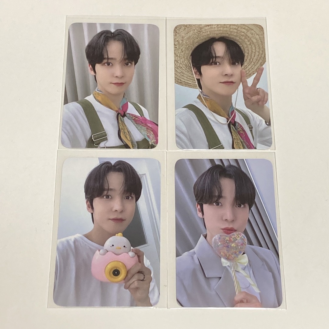シルバー金具 ATEEZ everline サムスン 限定 ラキドロ トレカ OT8