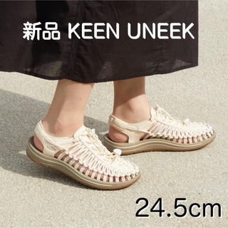 KEEN - 今期新品☆KEEN キーン UNEEK ユニーク サンダル 24.5 ホワイト 