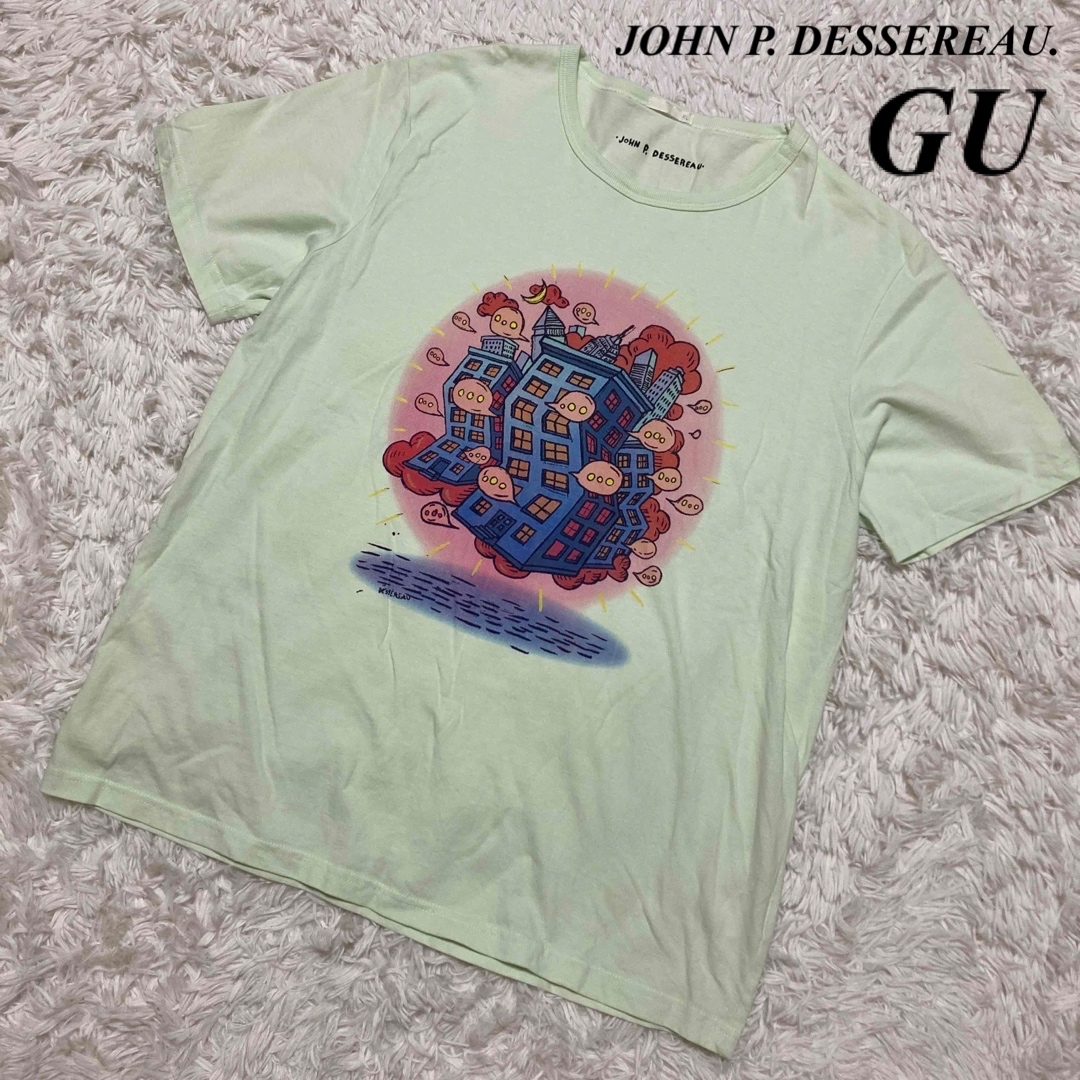 GU(ジーユー)のGU ・JOHN P. DESSEREAU. Tシャツ 大きいサイズ XL メンズのトップス(Tシャツ/カットソー(半袖/袖なし))の商品写真