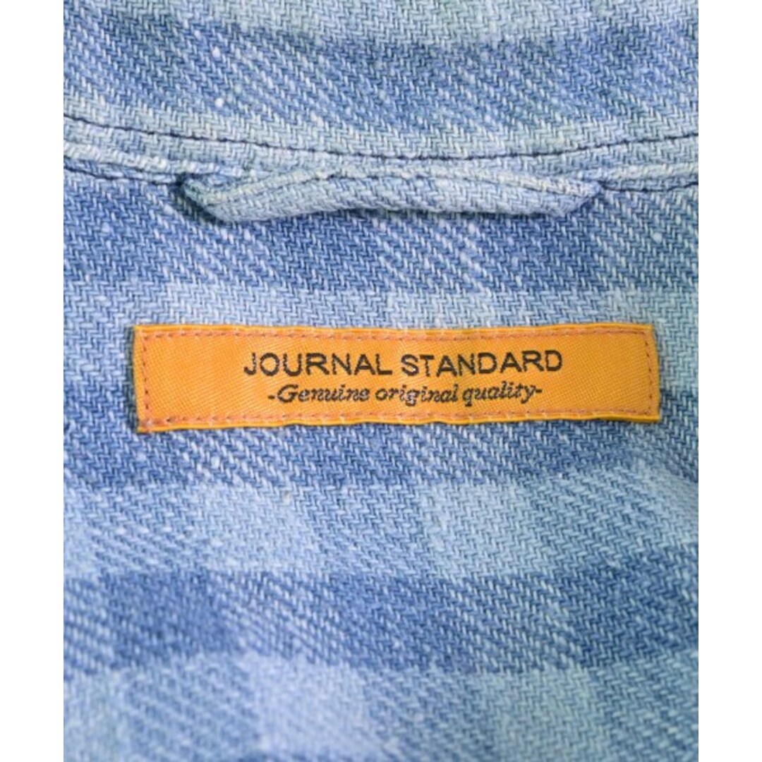 JOURNAL STANDARD(ジャーナルスタンダード)のJOURNAL STANDARD カジュアルシャツ M 青(チェック) 【古着】【中古】 メンズのトップス(シャツ)の商品写真