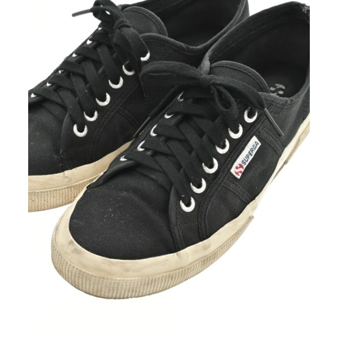 SUPERGA(スペルガ)のSUPERGA スペルガ スニーカー EU42(27cm位) 黒 【古着】【中古】 メンズの靴/シューズ(スニーカー)の商品写真