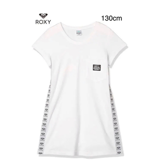 ロキシー(Roxy)の新品タグ付き　ROXY ロキシー　Tシャツワンピ　130cm 定価3850円(Tシャツ/カットソー)