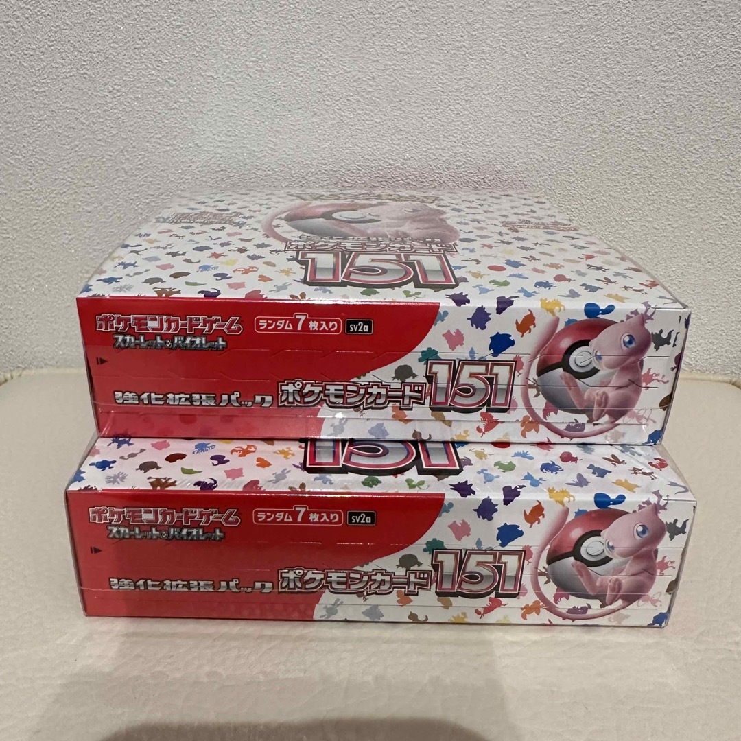 ポケモンカードゲーム　ポケモン 151 シュリンク付き 2BOX