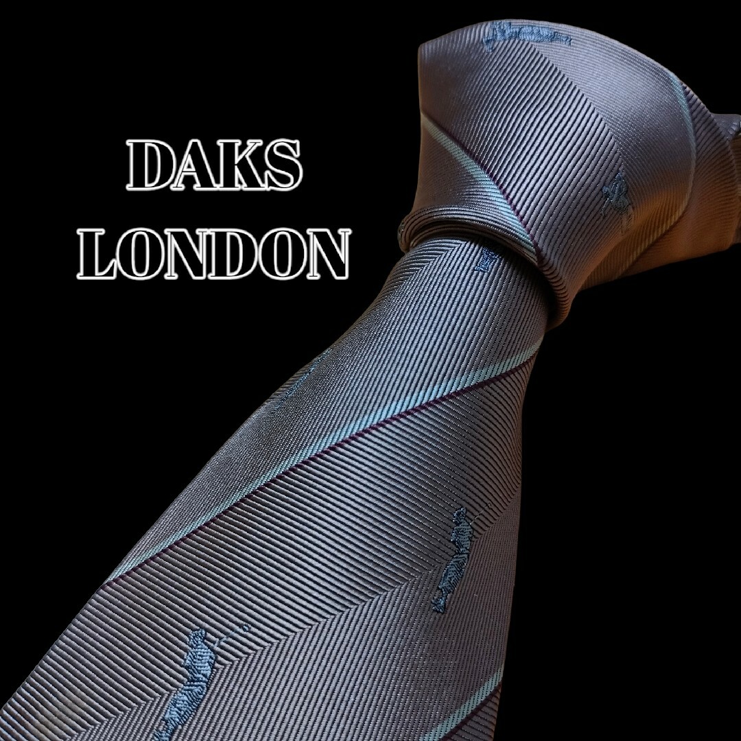 DAKS(ダックス)の★DAKS LONDON★　ダックスロンドン　ストライプ　ゴルファー柄 メンズのファッション小物(ネクタイ)の商品写真