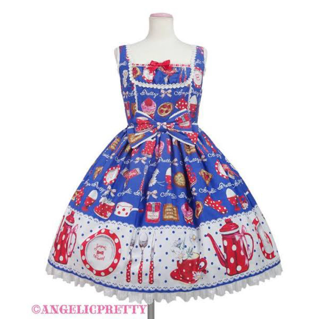 Angelic Pretty French Cafe JSK - ひざ丈ワンピース