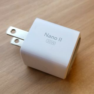 アンカー(Anker)の【Anker】711 Charger(Nano II 30W)【ホワイト】(バッテリー/充電器)