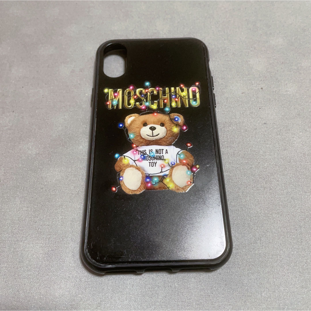 MOSCHINO モスキーノ iPhone X 10 iPhoneケース クマ | フリマアプリ ラクマ