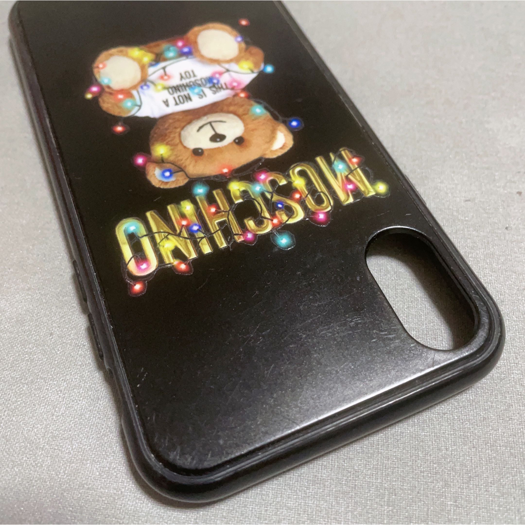 MOSCHINO(モスキーノ)のMOSCHINO モスキーノ　iPhone X 10　iPhoneケース　クマ スマホ/家電/カメラのスマホアクセサリー(iPhoneケース)の商品写真