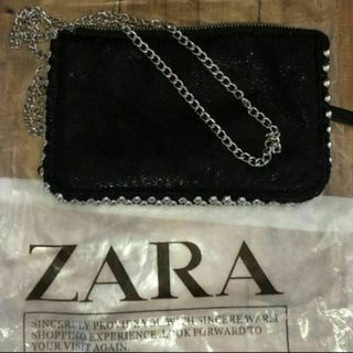 ザラ(ZARA)のZARA バッグ ショルダーバッグ チェーンショルダーバッグ スタッズ(ショルダーバッグ)